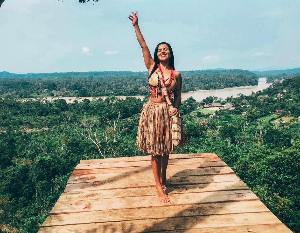 Shipati Lodge Misahualli Bagian luar foto